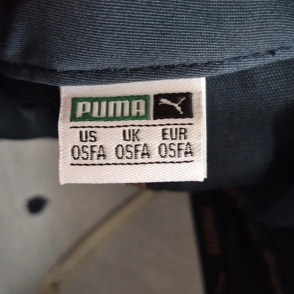 PUMA Men's Blue and Brown Adjustable Faux Suede Brim Cap | AS IS CONDITION - Picture 5 of 7